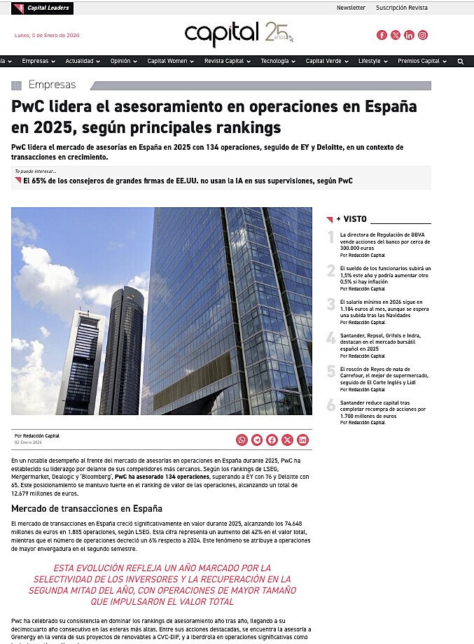 Fusiones y adquisiciones 2025 en Argentina: el a�o cierra con m�s operaciones pero con valores m�s bajos